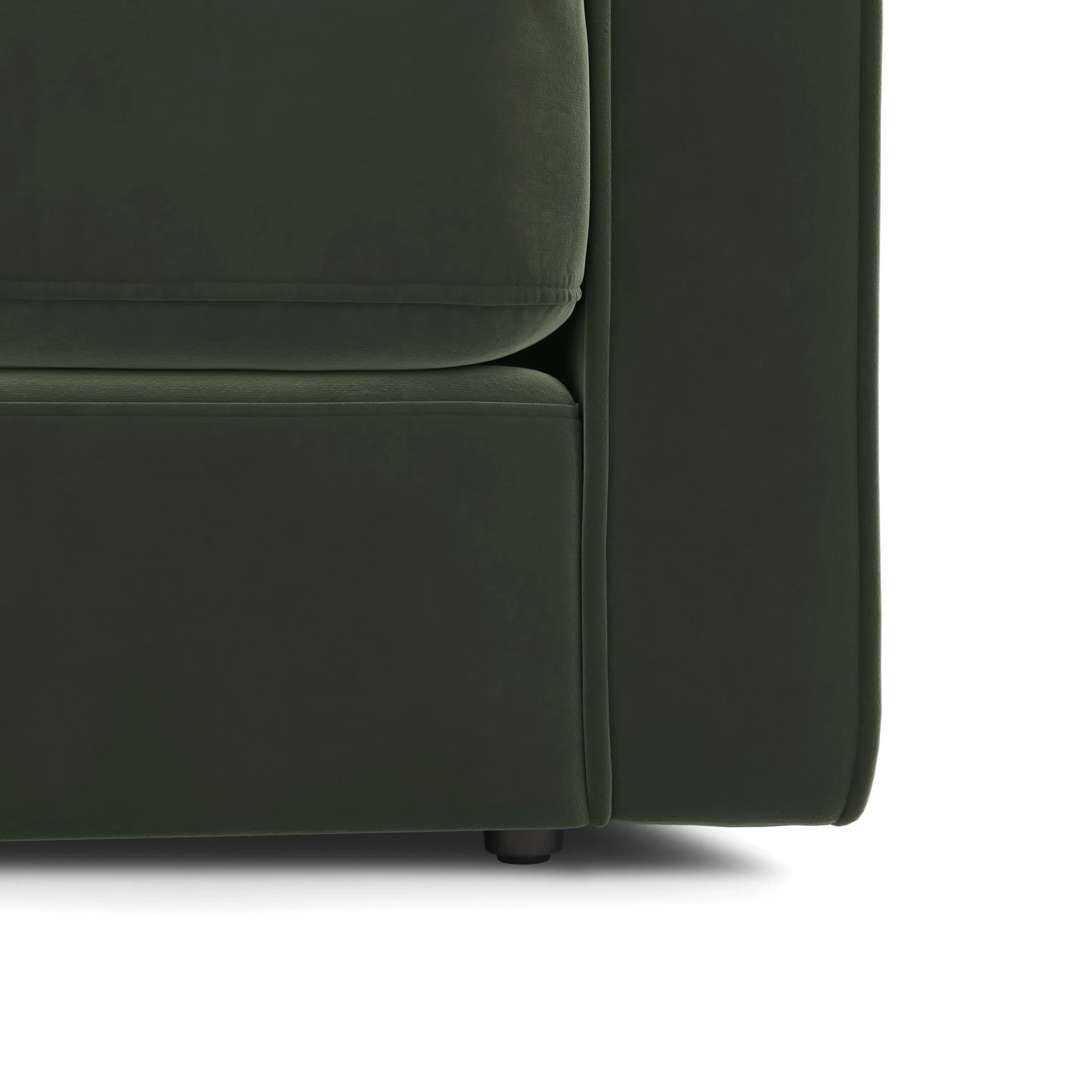 Sven 88_ Tufted Velvet Sofa Bed - Plush Pacific Green - Image 11