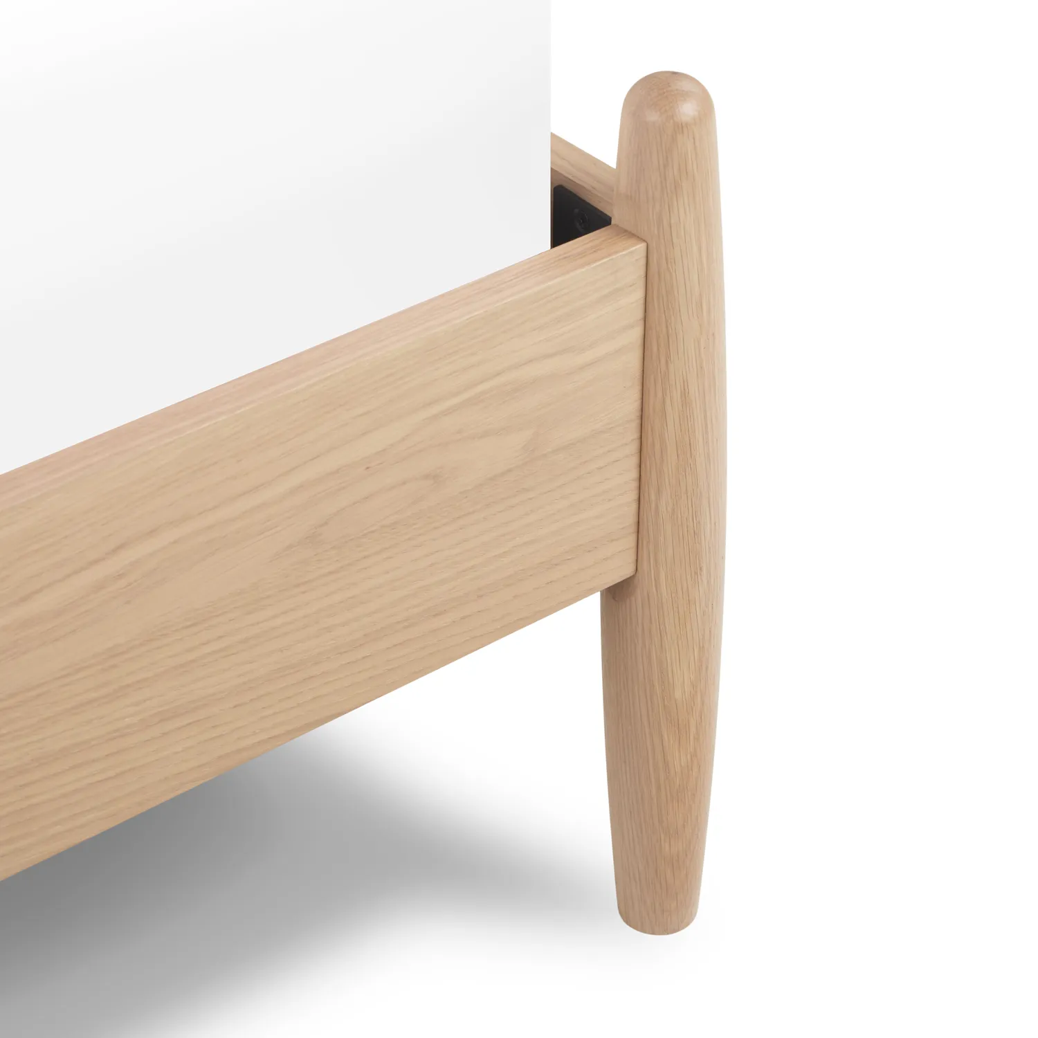 Lenia Twin Bed - White Oak - Image 9