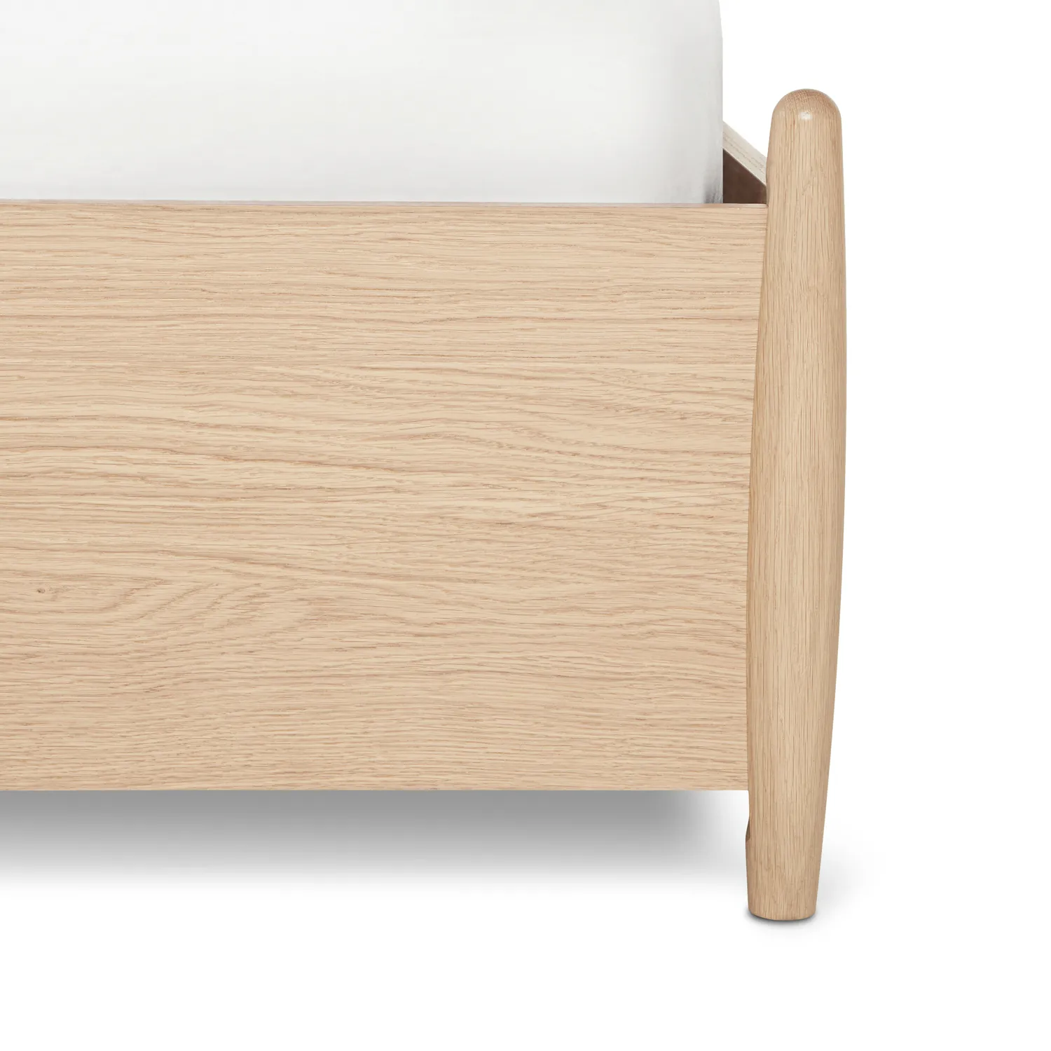 Lenia Queen Panel Storage Bed - White Oak - Image 14