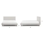 Sven King Tufted Bed - Birch Ivory
