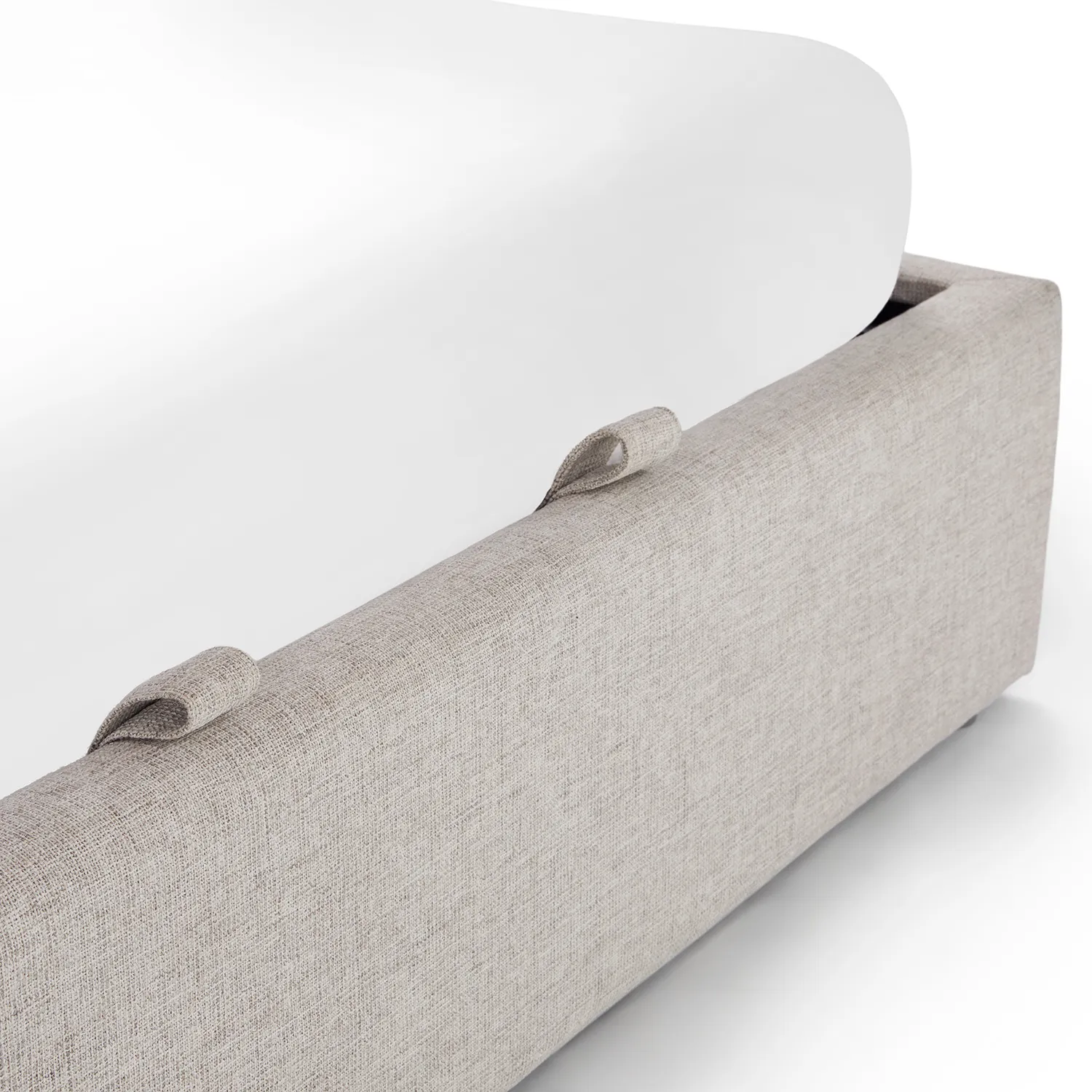 Sven Queen Tufted Storage Bed - Birch Ivory - Image 4