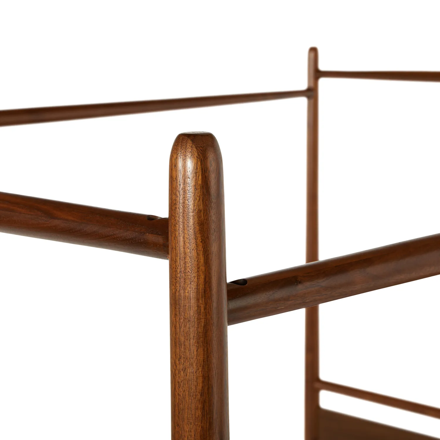 Lenia Queen Canopy Bed - Walnut - Image 4