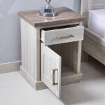 Angelic Night Stand with Door and Drawer