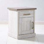 Angelic Night Stand with Door and Drawer