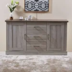 Angelic 3-Drawer Sideboard Buffet with 2 Doors