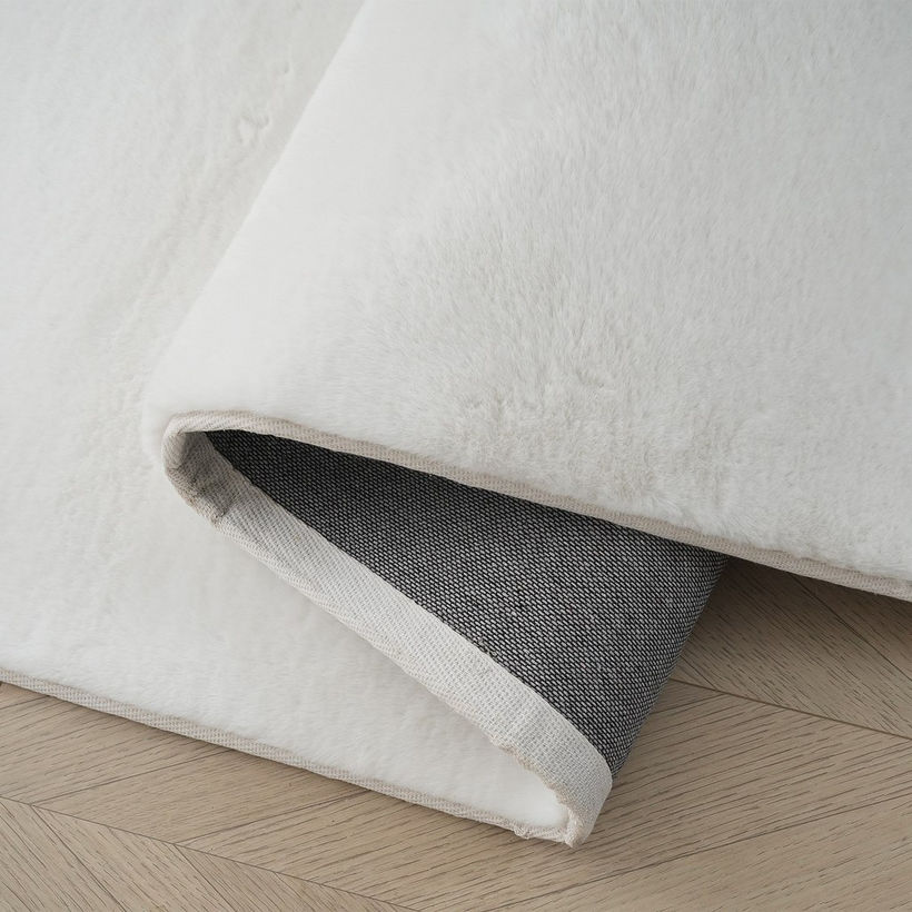 Faux Rabbit Fur Soft Plush Rug - 80x150 cm - Image 5