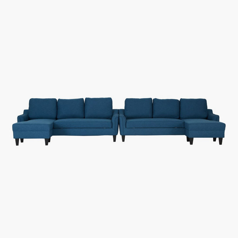 Sydney Right Corner Fabric Sofa Bed - Image 9