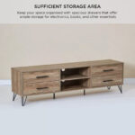 Miro 1.8 Metre TV Unit for TVs up to 75 inches