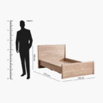 Curvy Twin Bed - 120x200 cm