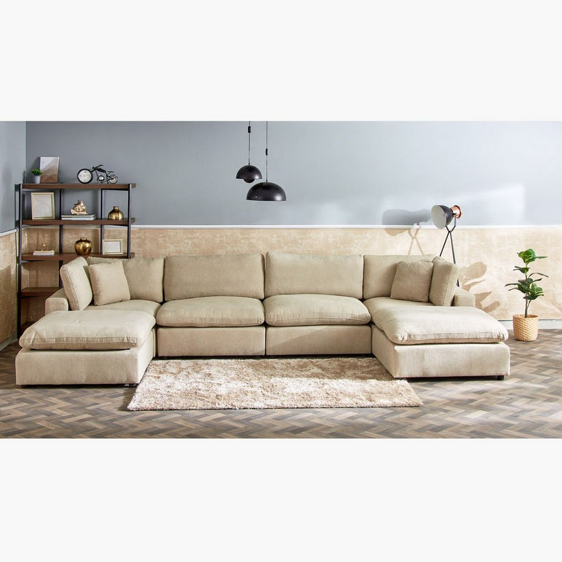 Signora Armless Fabric Chair - Image 13