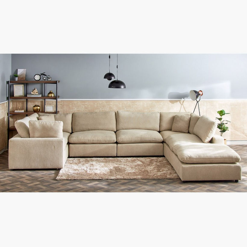 Signora Armless Fabric Chair - Image 14