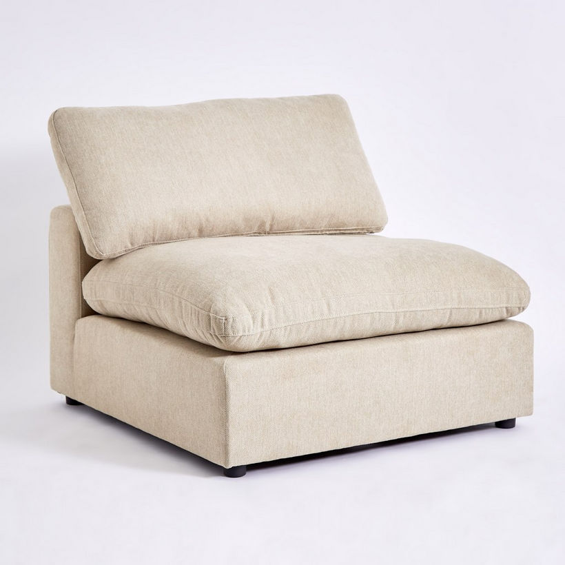 Signora Armless Fabric Chair - Image 16