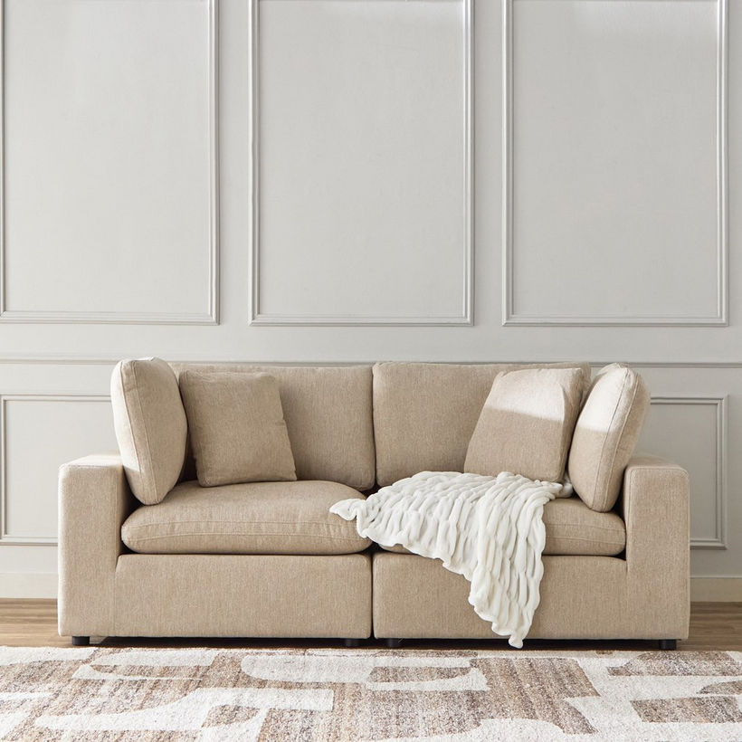 Signora Armless Fabric Chair - Image 18