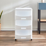Kevin 3-Drawer Rattan Storage Cabinet