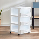 Kevin 3-Drawer Rattan Storage Cabinet