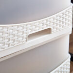 Kevin 3-Drawer Rattan Storage Cabinet