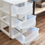 Kevin 3-Drawer Rattan Storage Cabinet
