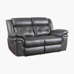 Bradley 2-Seater Leather-Look Fabric Recliner Sofa