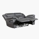 Bradley 2-Seater Leather-Look Fabric Recliner Sofa