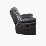 Bradley 2-Seater Leather-Look Fabric Recliner Sofa