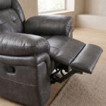 Bradley 1-Seater Leather-Look Fabric Recliner Sofa