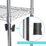 Kean 3-Tier Heavy Duty Mini Wire Shelving Unit