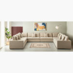 Giovanni Large and Luxurious Fabric Corner Sofa