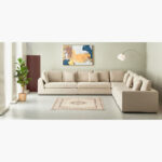 Giovanni Large and Luxurious Fabric Corner Sofa