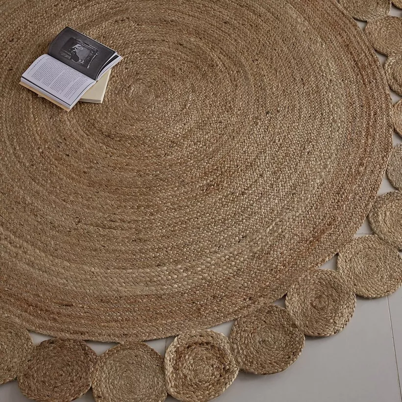 Natura Tapis Hand Braided Jute Rug - 200 cm - Image 3