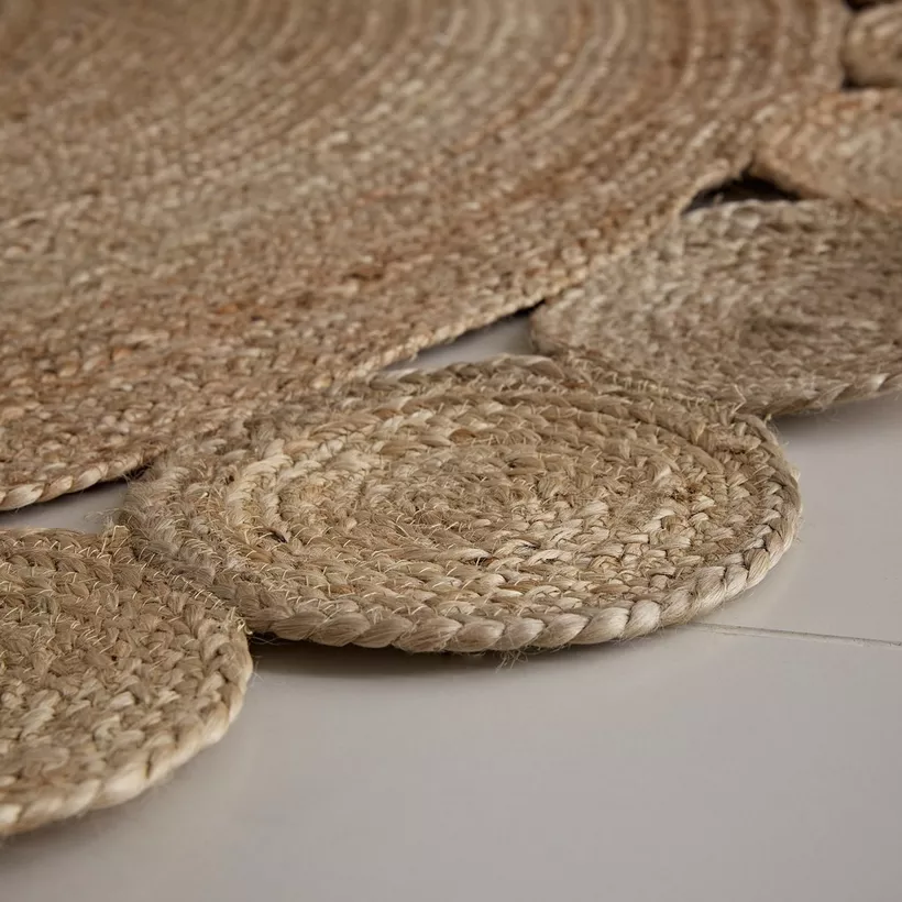 Natura Tapis Hand Braided Jute Rug - 200 cm - Image 4
