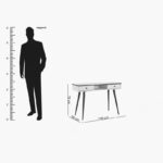Finland Console Table with 2 Drawers