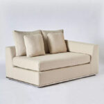 Giovanni Luxurious 2-Seater Fabric Right Arm Corner Sofa