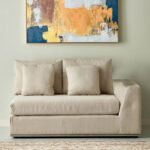 Giovanni Luxurious 2-Seater Fabric Right Arm Corner Sofa