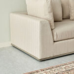 Giovanni Luxurious 2-Seater Fabric Right Arm Corner Sofa