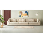 Giovanni Luxurious 2-Seater Fabric Right Arm Corner Sofa