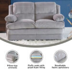 Fiona 2-Seater Fabric Sofa