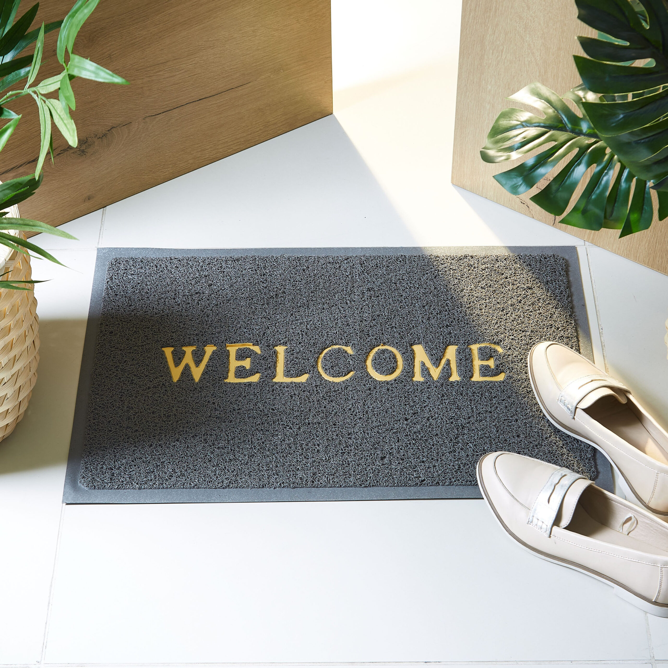 Welcome Embossed Doormat - 40x60 cm