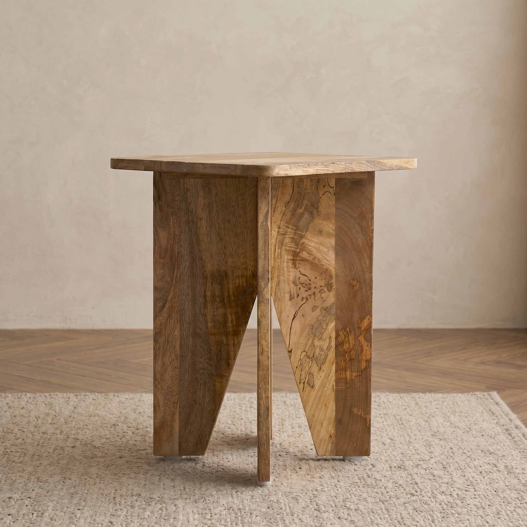 Cavon Imman Solid Wood End Table