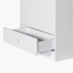 Ivory 2-Door Wardrobe with Drawer