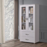 Kairo 2-Door Showcase with 2 Drawers