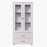 Kairo 2-Door Showcase with 2 Drawers