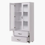 Kairo 2-Door Showcase with 2 Drawers