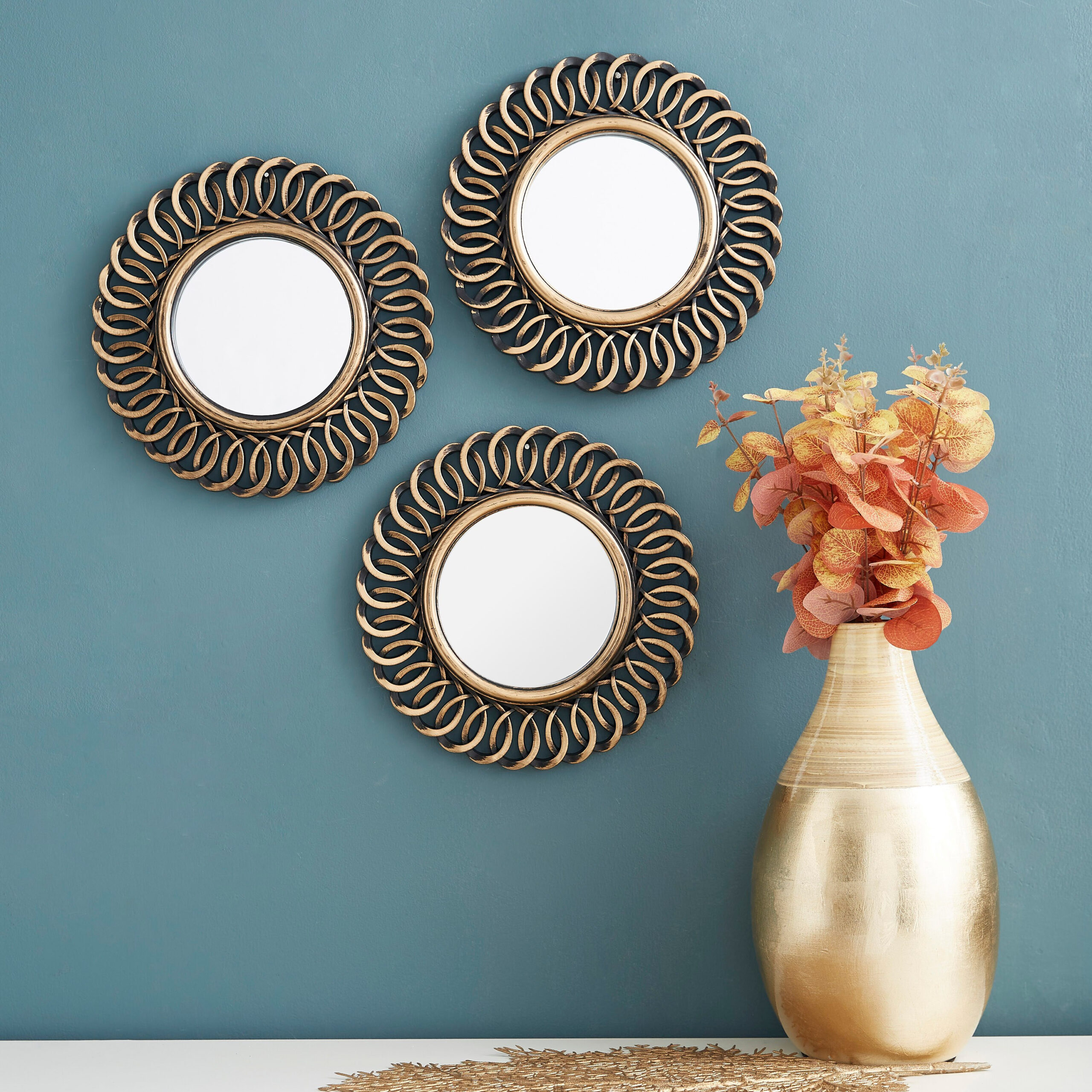 Nomad 3-Piece Mirror Set - 25 cm