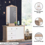 My House 3-Drawer 1-Door Kids’ Dresser with Mirror