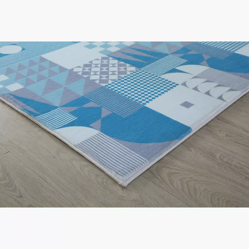 Milan Sophia Printed Plush Fur Rug - 160x230 cm - Image 3