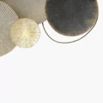 Percy Round Cluster Metal Wall Art - 80x4x48 cm