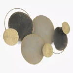 Percy Round Cluster Metal Wall Art - 80x4x48 cm