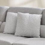 Salerno 3-Seater Left Corner Fabric Sofa
