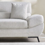 Salerno 3-Seater Left Corner Fabric Sofa