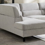 Salerno 3-Seater Left Corner Fabric Sofa